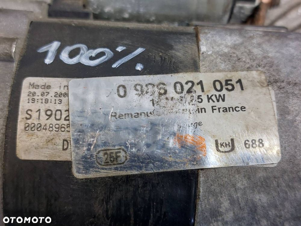 ROZRUSZNIK RENAULT SCENIC I LIFT 1.6 16V 0986021051 - 2