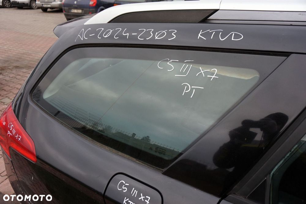 SZYBA KAROSERYJNA TYLNA PRAWA BOCZNA C5 III X7 KOMBI  CITROEN 2008-2017 - 3