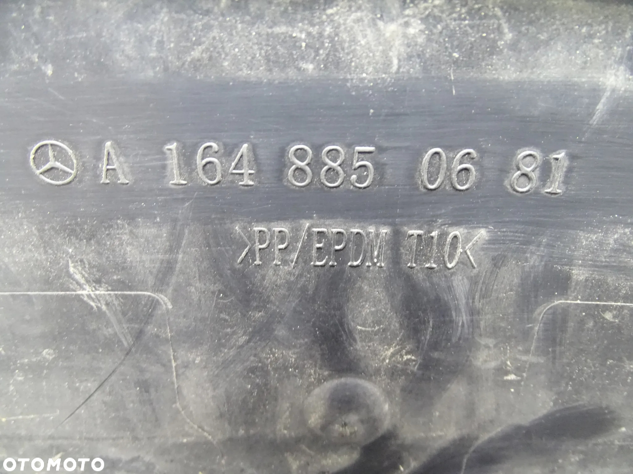 ML W164 Lift Ramka tablicy rejestracyjnej 1648850681 - 3