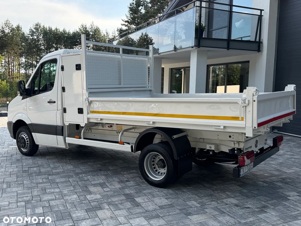 Volkswagen Crafter Wywrotka 2.0 TDI 136km / Fabryczna wywrotka Cabretta / Stan jak nowego! / Oryginalny niski przebieg / Nowe opony / Wywrot tylnozsypowy / FV23% - 11
