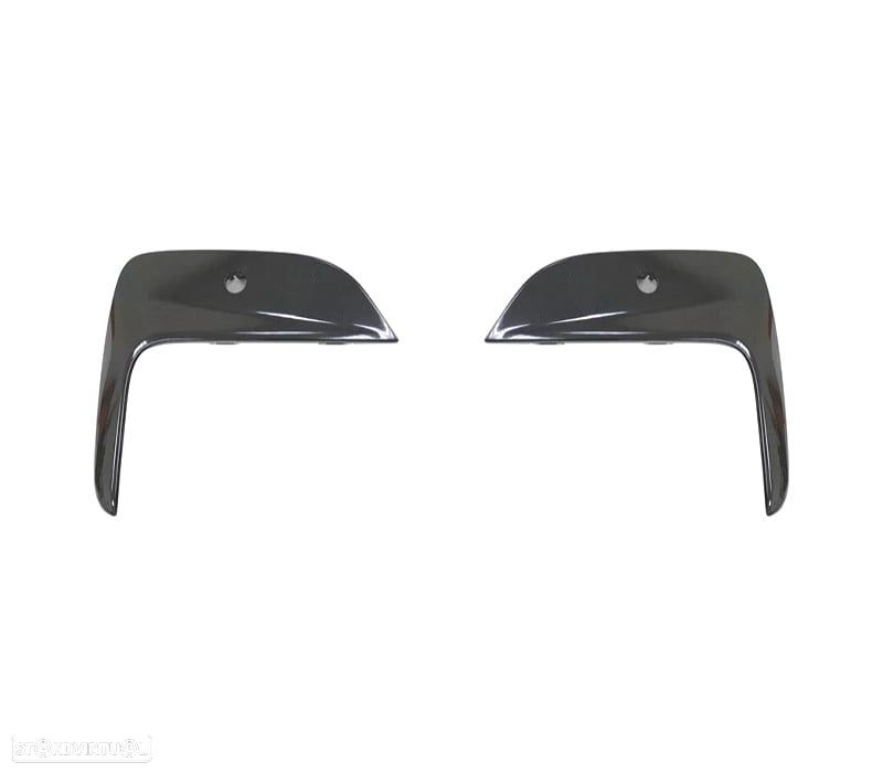 FRISOS PARA-CHOQUES FRONTAL BMW G20 19-22 LOOK M PRETO BRILHANTE - 2