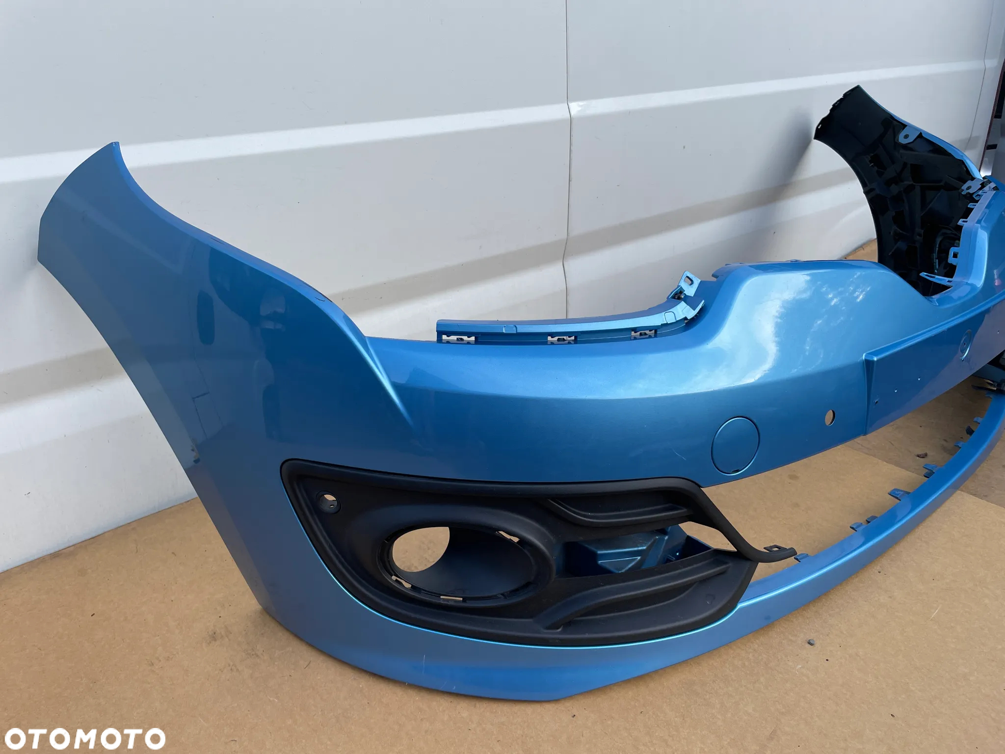 RENAULT MEGANE III LIFT ORYGINALNY ZDERZAK PRZEDNI PDC KRATKA 620220055R NIEBIESKI - 3