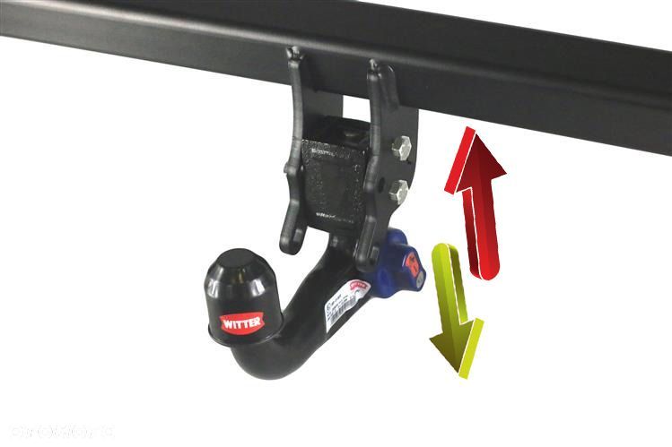 Hak Holowniczy Witter Automat Wypinany Pionowo Moduł 13 pin do Mitsubishi Outlander 3 III + Phev - 6