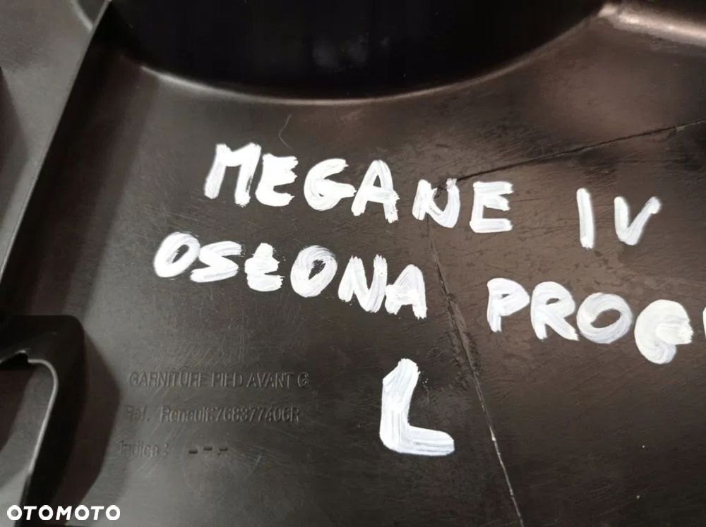 RENAULT MEGANE IV OSŁONA POSZYCIE PROGU LEWA PRAWA - 4