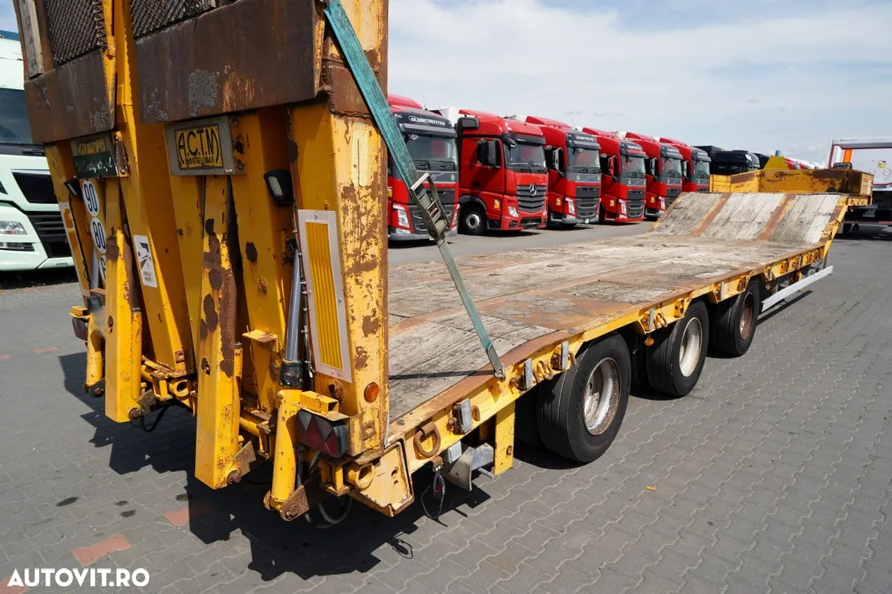 ACTM TRANSPORTATOR / ÎNCĂRCARE JOS / 13,2 M / GAMĂ HIDRAULICĂ / AX DE DIRECȚIE - 15