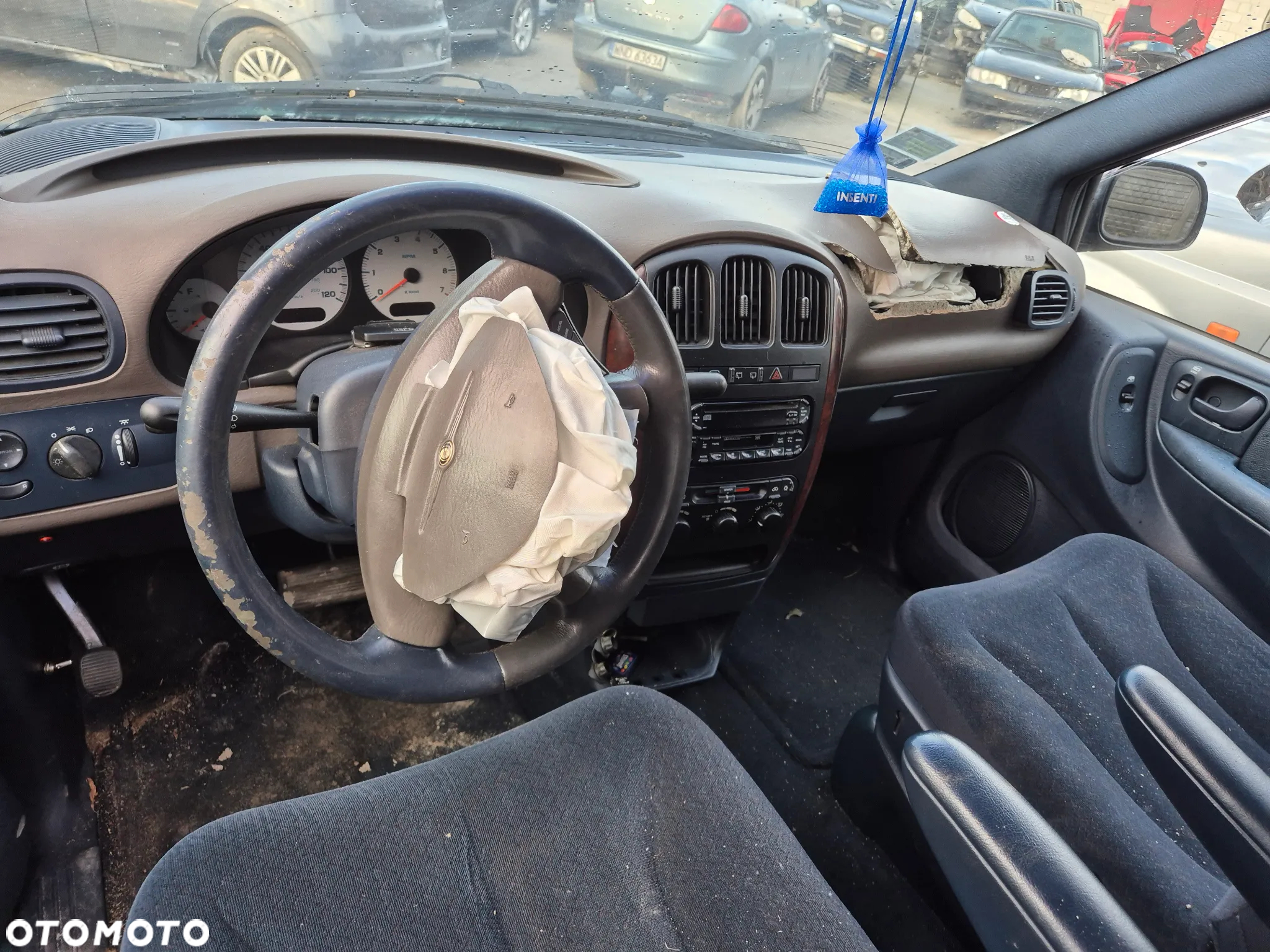 chrysler voyager IV fotel kanapa deska kokpit podsufitka boczek podłokietnik licznik panel - 2
