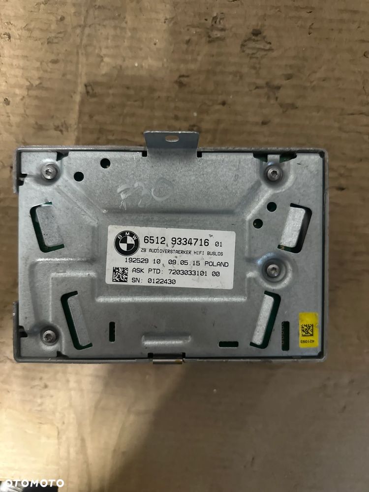 BMW F30 WZMACNIACZ HIFI 9334716 - 1