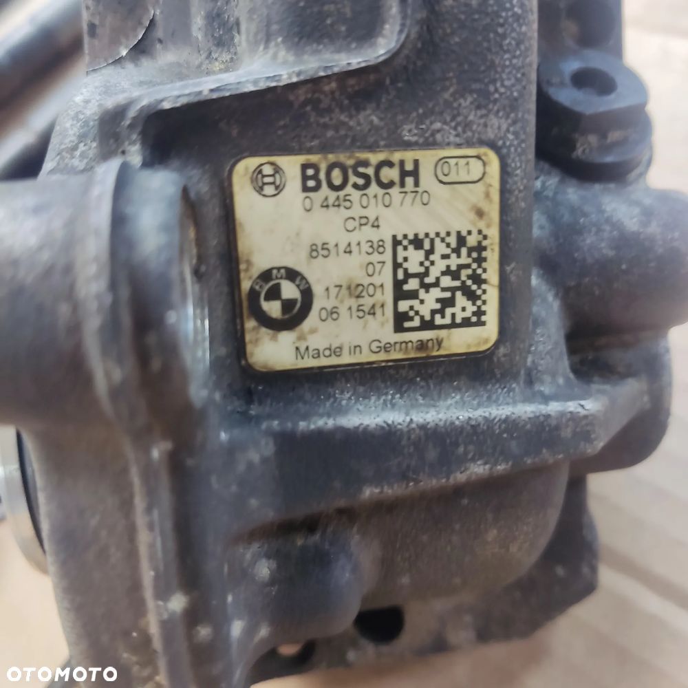 UKŁAD WTRYSKOWY PALIWOWY POMPA LISTWA WTRYSKOWA WTRYSKI BMW X5 F15 F20 F21 F30 F31 F34 F39 X1 F48 X3 G01 X4 G02 G11 G12 G30 G31 2.5D 8514138 8514155 8514151 0445010770 - 2