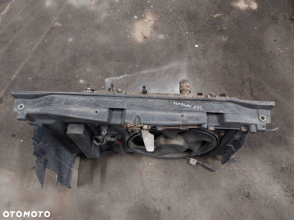 PAS PRZEDNI WZMOCNIENIE CZOŁOWE + KOMPLET CHŁODNIC PEUGEOT 307 I - 2