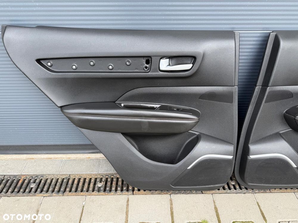 RENAULT KOLEOS II INITIALE 16-22 TAPICERKA BOCZKI DRZWI CZARNA SKÓRA BOSE - 8