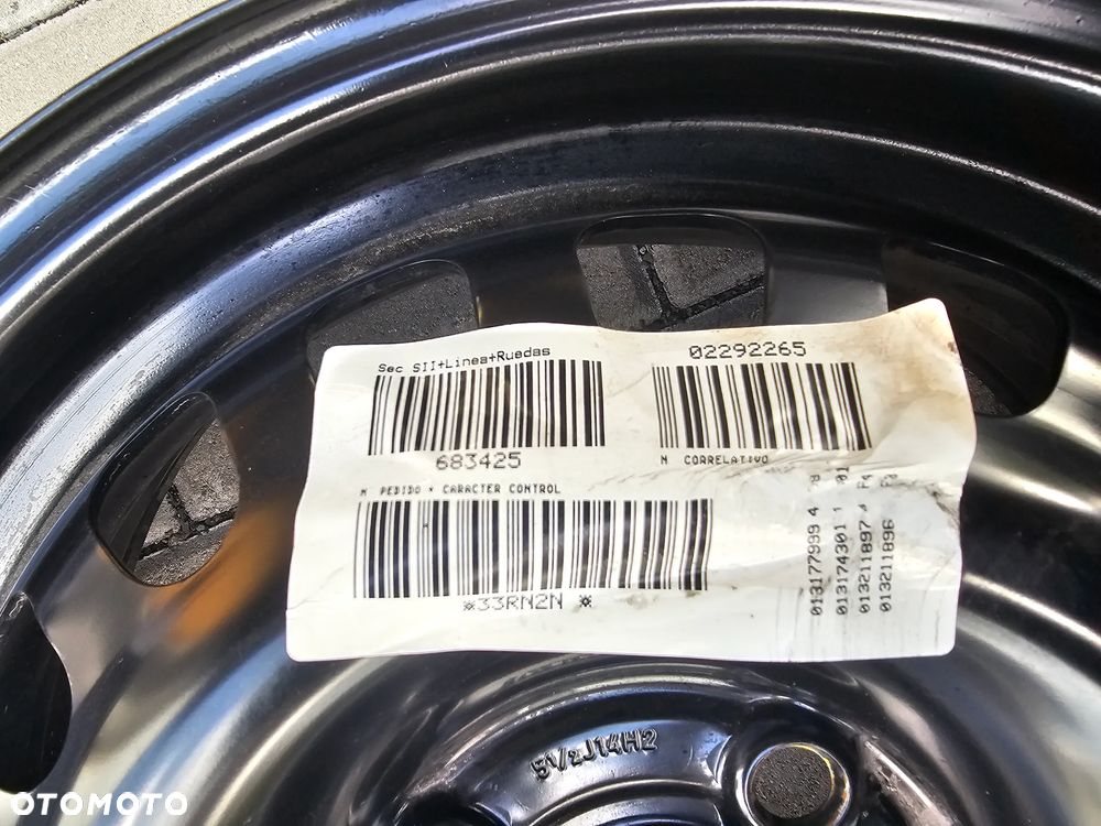 Felga stalowa Opel Astra Chevrolet 5,5x14 IS39 4x100 56,6mm - 4