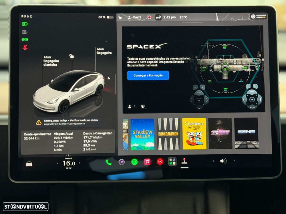Tesla Model 3 Long Range Tração Traseira - 34