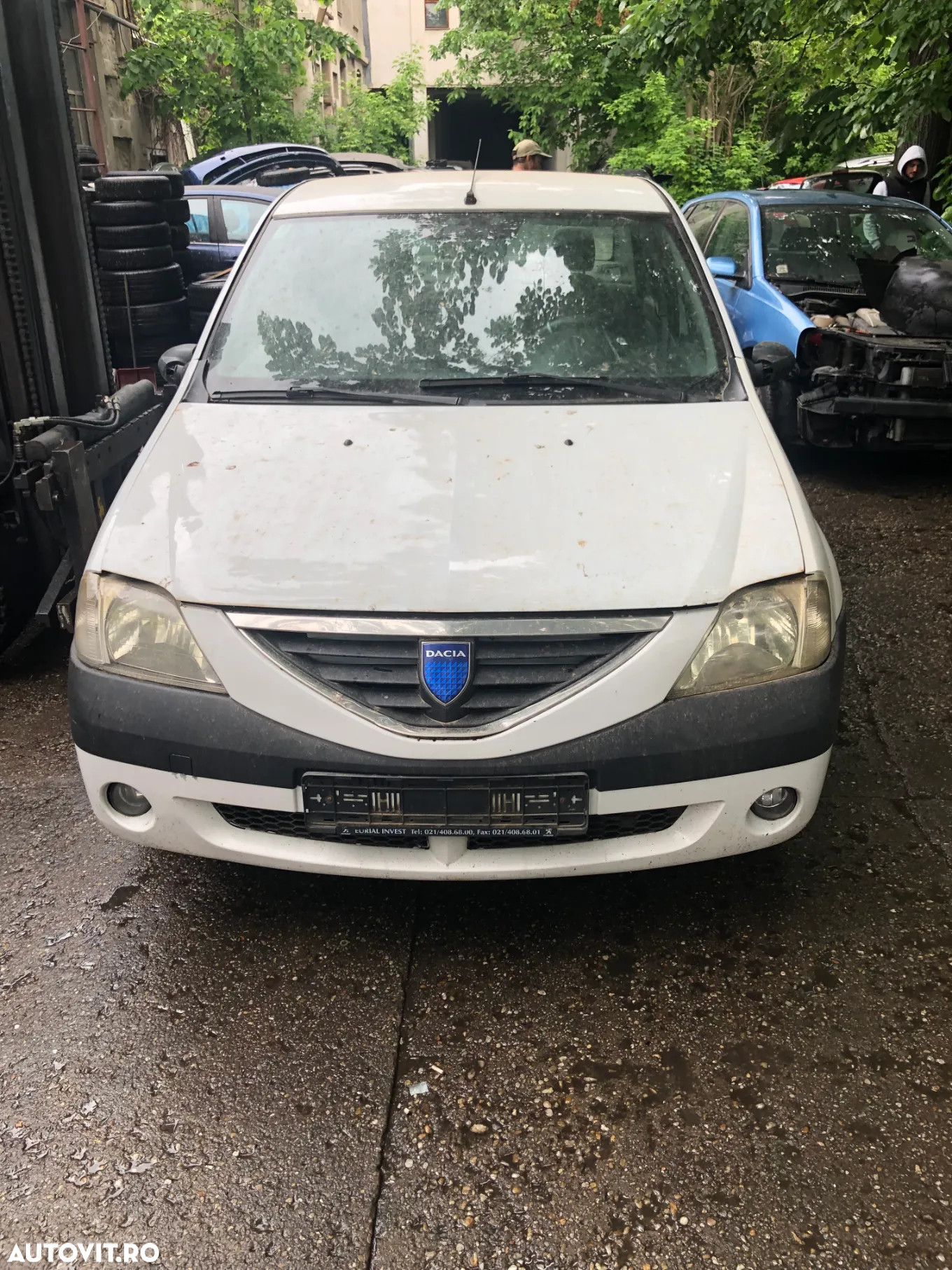 Dezmembrez Dacia Logan 2006 alb 1.4 MPI - 2