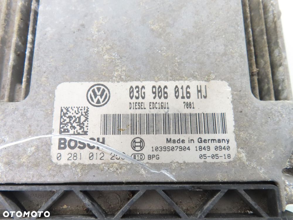 STEROWNIK VW GOLF V 2.0 TDI 03G906016HJ 0281012253 - 4