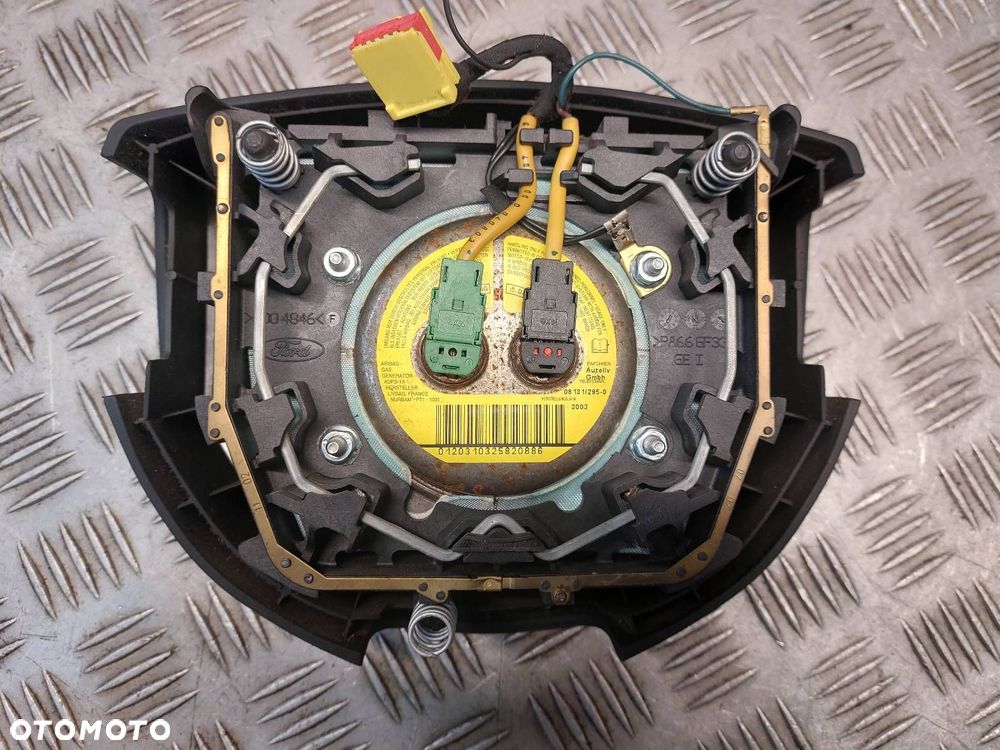 KIEROWNICA + PODUSZKA FORD FIESTA MK5 2T143600A 6019411D 2S6AA042B85 - 8