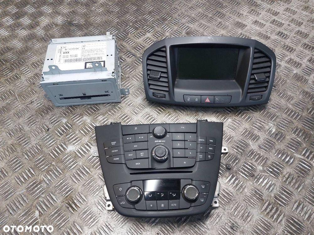 RADIO ODTWARZACZ + PANEL NAWIEWU WYŚWIETLACZ INSIGNIA A 13315944 13273256 - 1