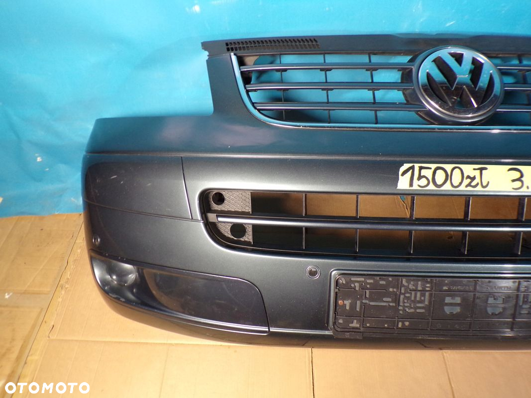 VW T5 MULTIVAN CARAVELLE zderzak przedni PDC przód KOMPLETNY SZARY - 2