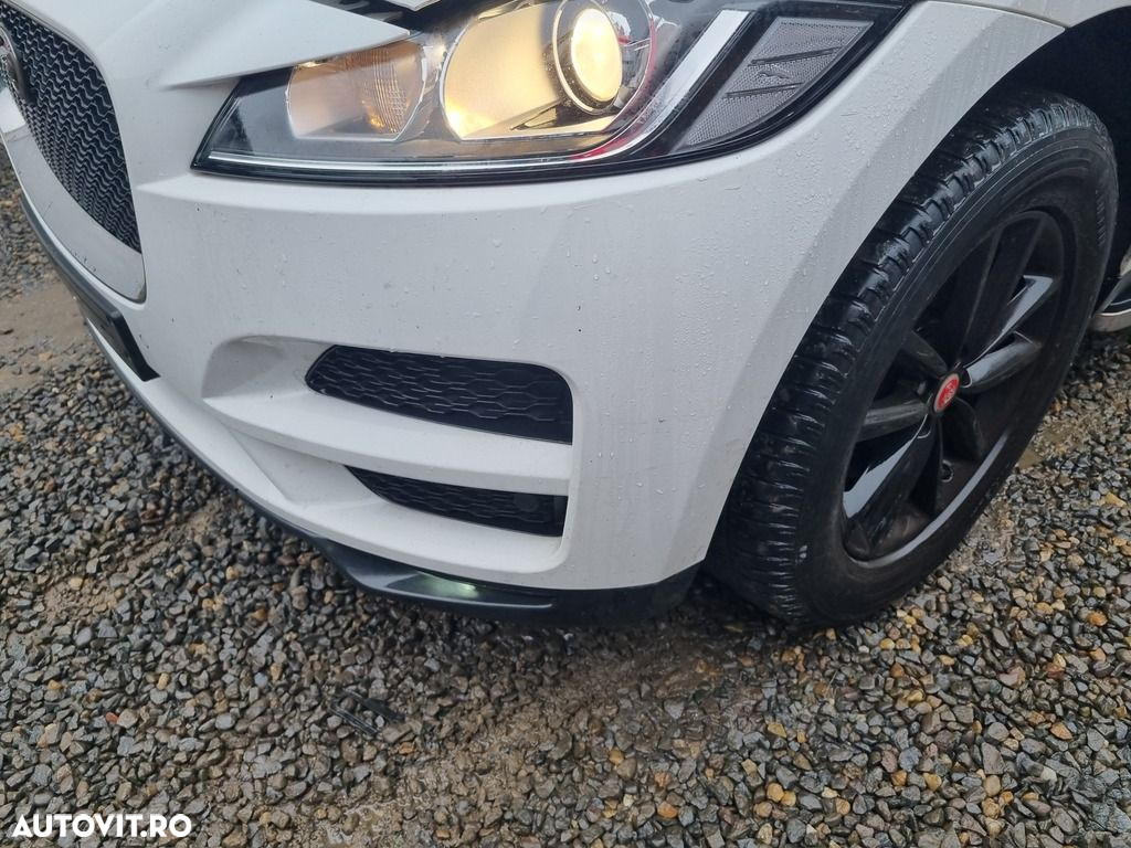 Bara fata Jaguar F - Pace 2015 - 2020 ALB (1141) model fara spalatoare far - 3