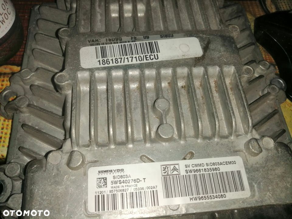 PEUGEOT KOMPUTER STEROWNIK 5WS40276D-T 9661835980 - 2