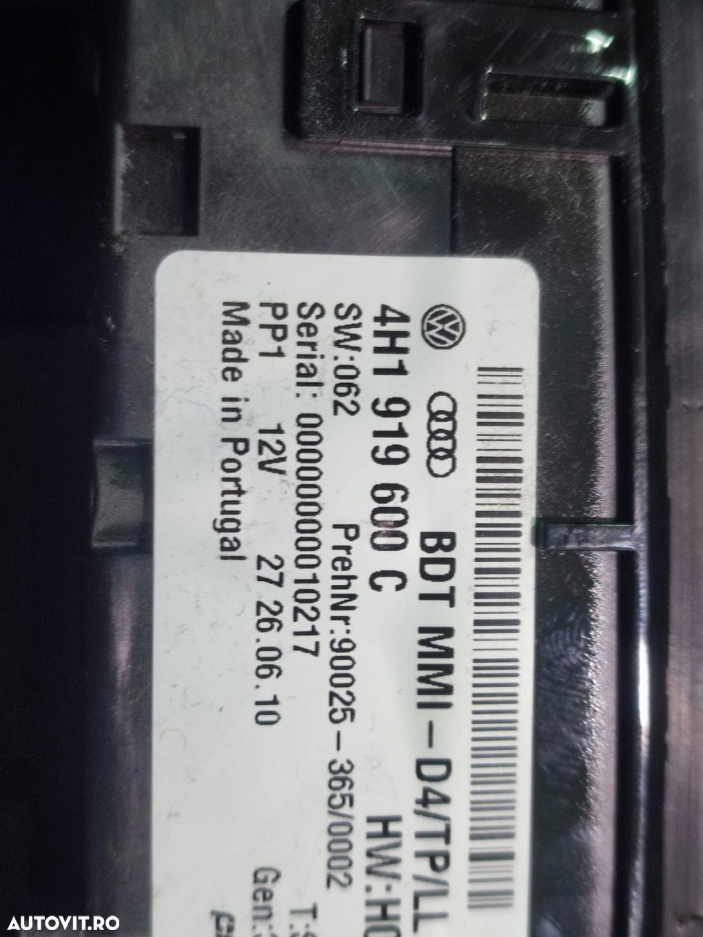 Panou comanda navigatie 4H1919600C Audi A8 D4/4H [2010 - 2014] 4.2 td - 2
