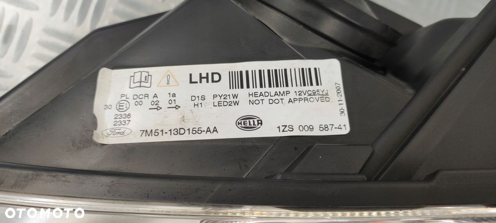 reflektor lampa lewy lewa przód przednia FORD FOCUS C-MAX MK1 LIFT XENON EU - 8