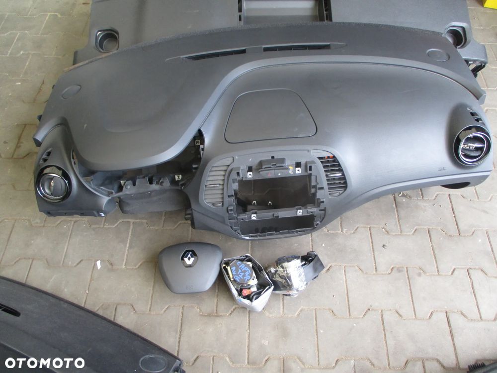Renault Captur I 2013-2016 konsola poduszki napinacze deska - 1