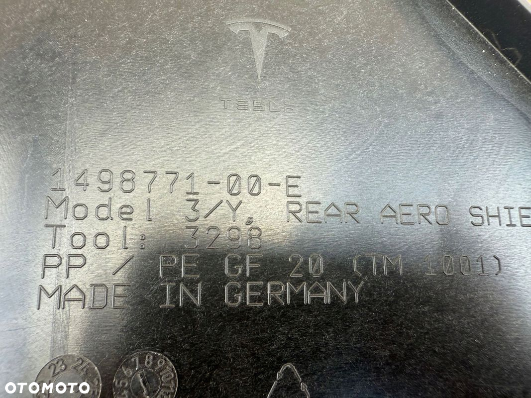 PŁYTA OSŁONA PODWOZIA TYLNA Tesla Model Y TESLA 3 NOWA ORYGINAŁ - 4