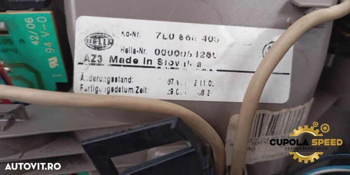 Lampa plafon 7L0868403 Volkswagen VW Touareg generatia 1 7L [facelift - 3