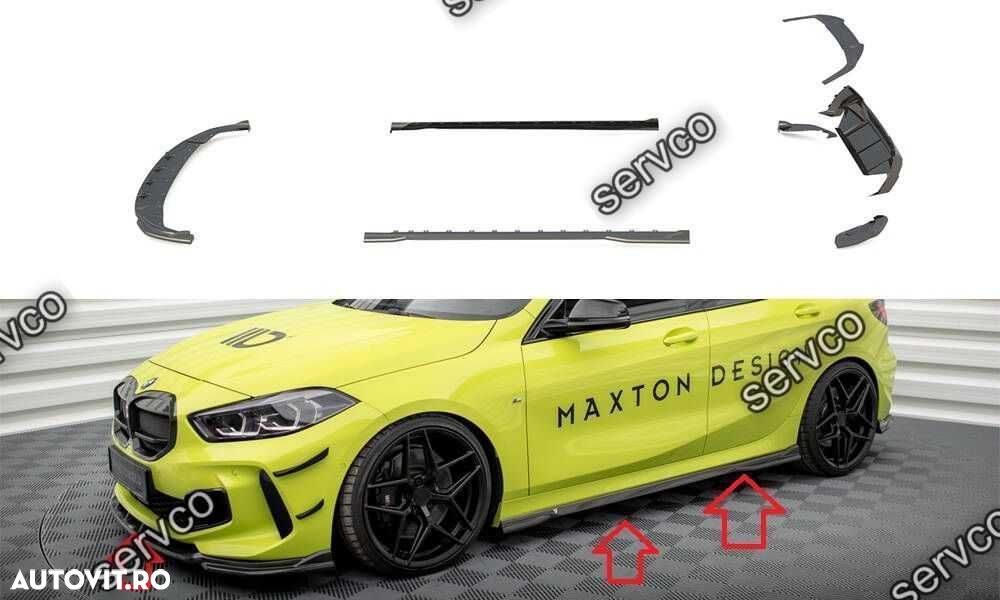 Pachet Set Body kit tuning Carbon Bmw Seria 1 F40 M135i 2019-v4 Maxton - 1
