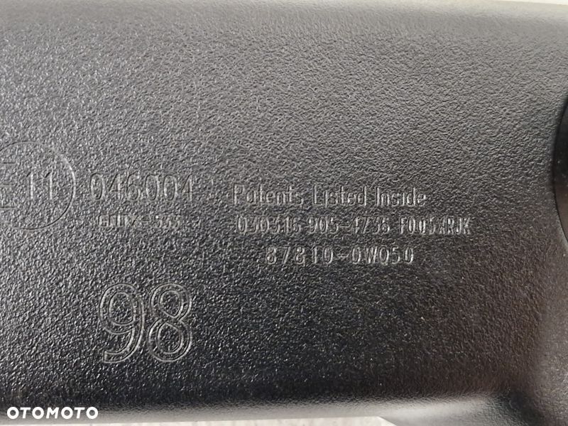 toyota avensis t27 lift t29 lusterko wsteczne cofania wewnętrzne 87810-0w050 - 8