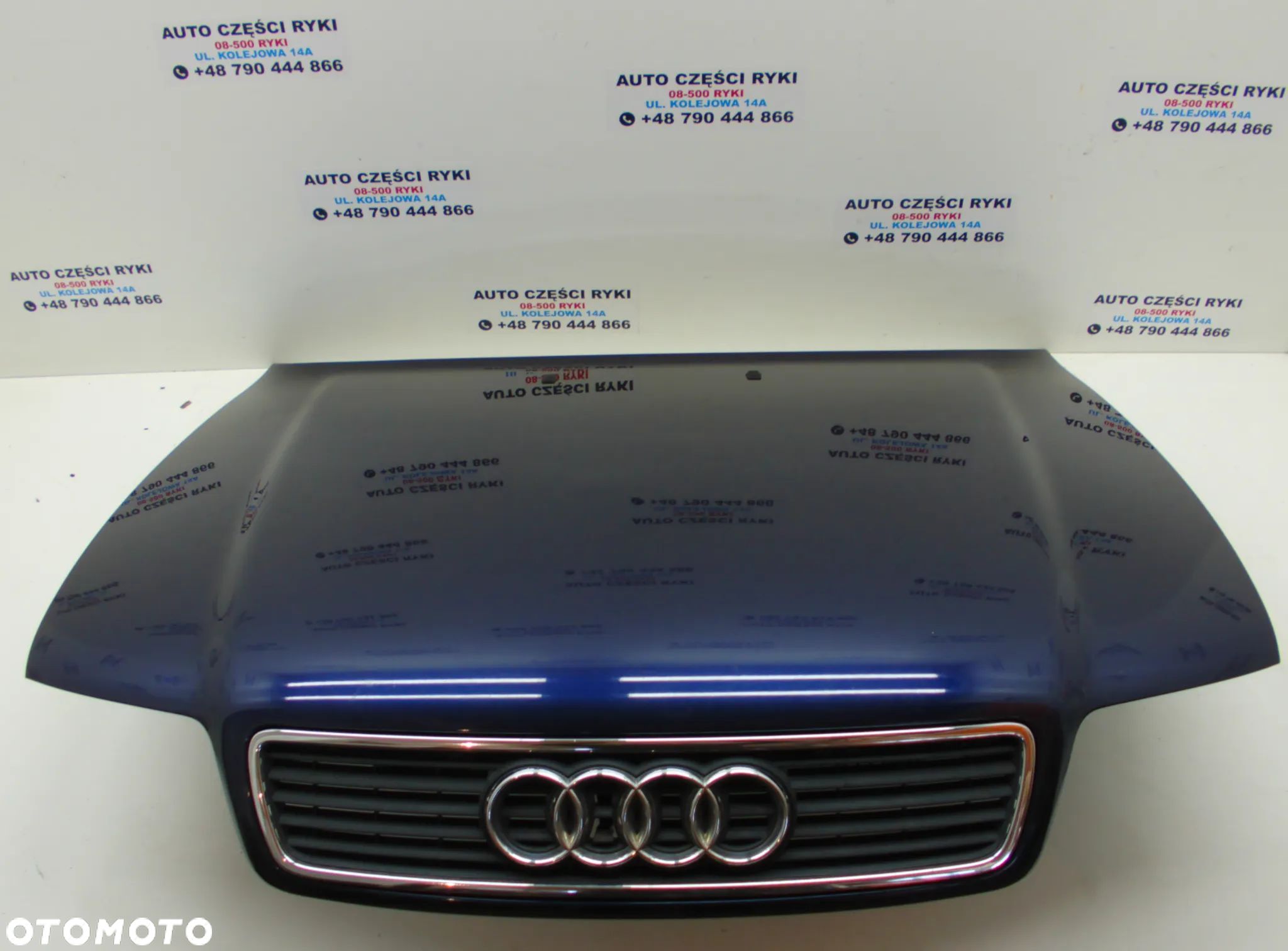 Audi A4 B5 lift Maska pokrywa silnika niebieska - 1