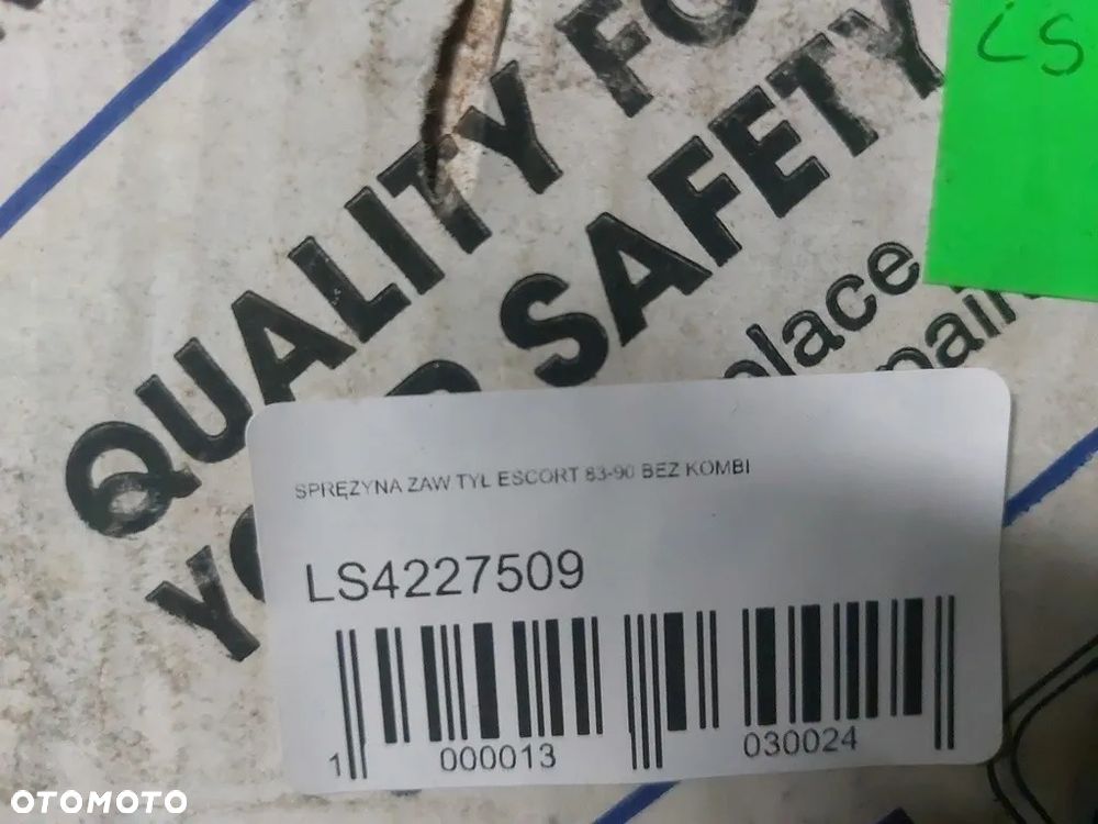 Sprężyna zawieszenia tył pasuje do Ford Escort - 3