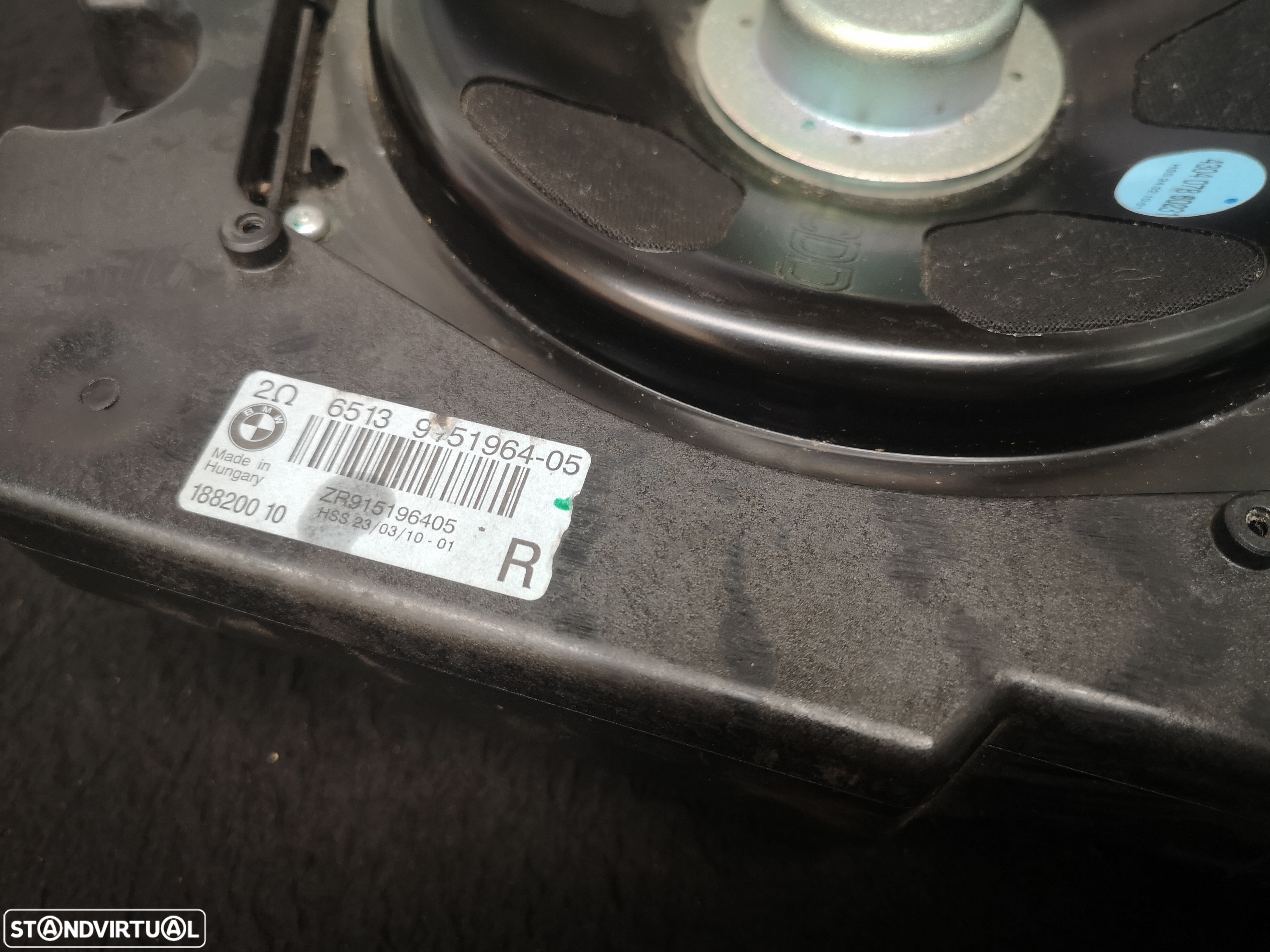 Coluna de som SUBWOOFER direito bmw7 f01 F02 2008-2014 - 3