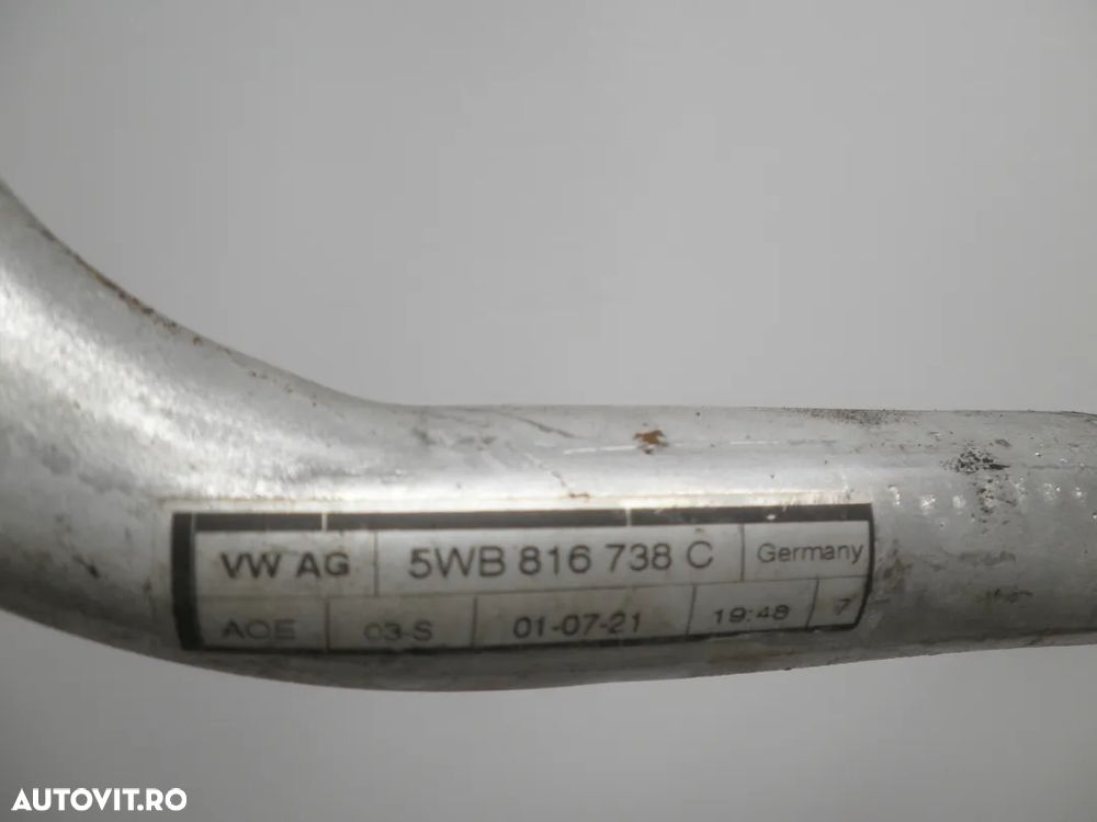 Conducta AC VW Golf 7, 8, Passat B8, Jetta, Arteon, Skoda Superb 3, Audi A3 Q2, Seat Leon, 2.0 TDI 5WB816738C - 3