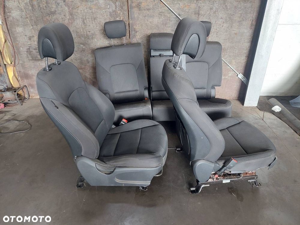 FOTELE KOMPLET LEWY PRAWY KANAPA TYŁ HYUNDAI SANTA FE III - 5