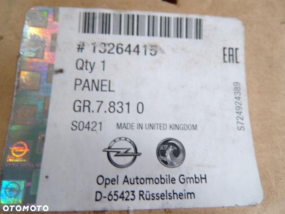 ZDERZAK PRZÓD PRZEDNI PDC OPEL ASTRA IV J 13264403 13264415 NOWY ORYGINAŁ - 14