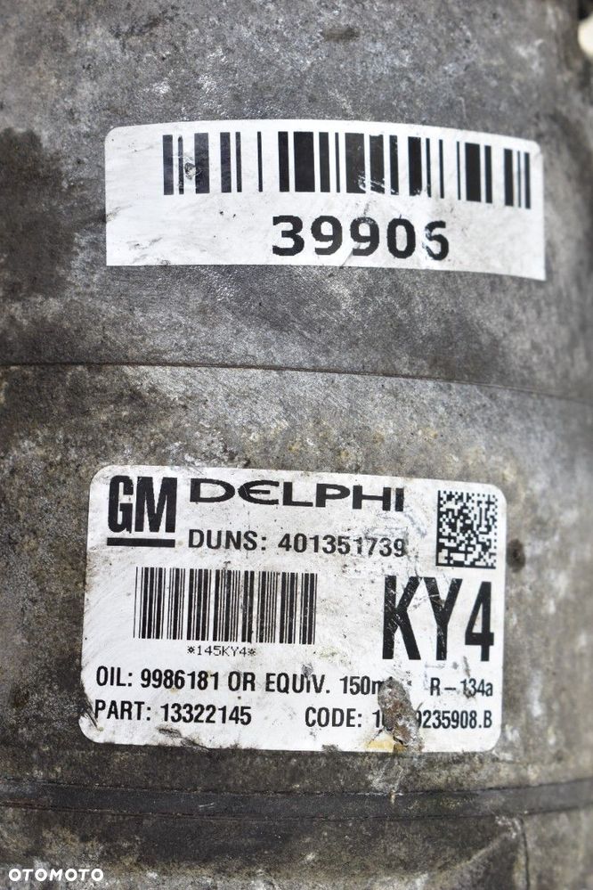 Sprężarka Klimatyzacji OPEL MERIVA A 1.4 16V 13322145 - 8