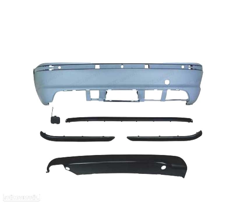 PÁRA-CHOQUES TRASEIRO BMW E46 BERLINA 98-05 LOOK M PDC - 4