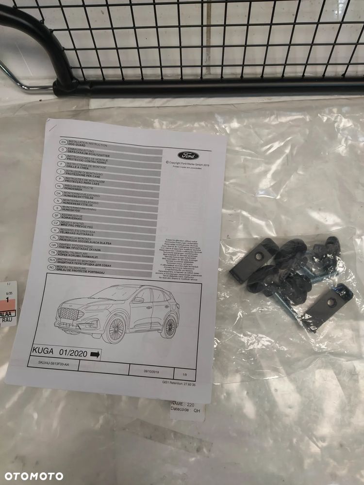 FORD KUGA 2020- KRATA PRZEGRODA BAGAŻNIKA NOWY ORYGINAŁ - 6