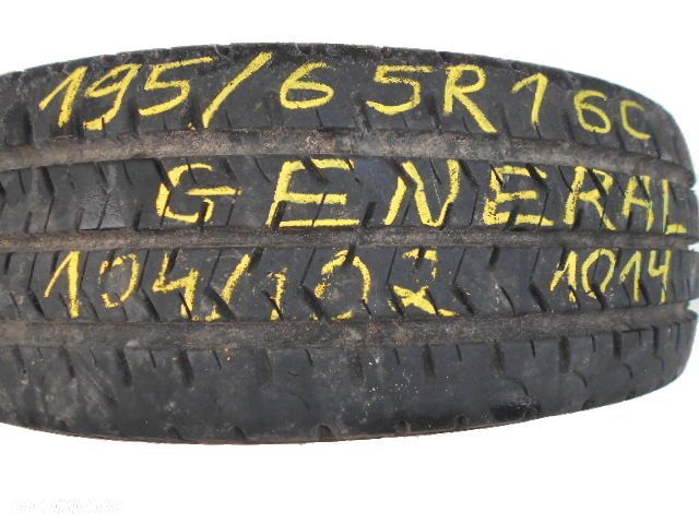 OPONA 195/65R16C GENERAL EURO VAN 2 8,5mm - 1