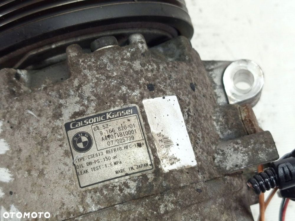 KOMPRESOR SPRĘŻARKA KLIMATYZACJI BMW 1 E81 E82 E87 3 E90 N43B20A 9156820 - 6