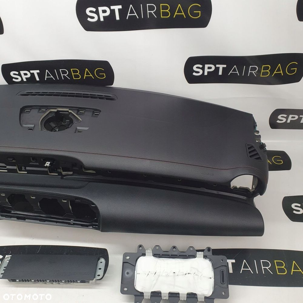MERCEDES CLA W118 DESKA ROZDZIELCZA KONSOLA KOKPIT PULPIT PODUSZKI AIRBAG AIR BAG PASY KIT SET - 4