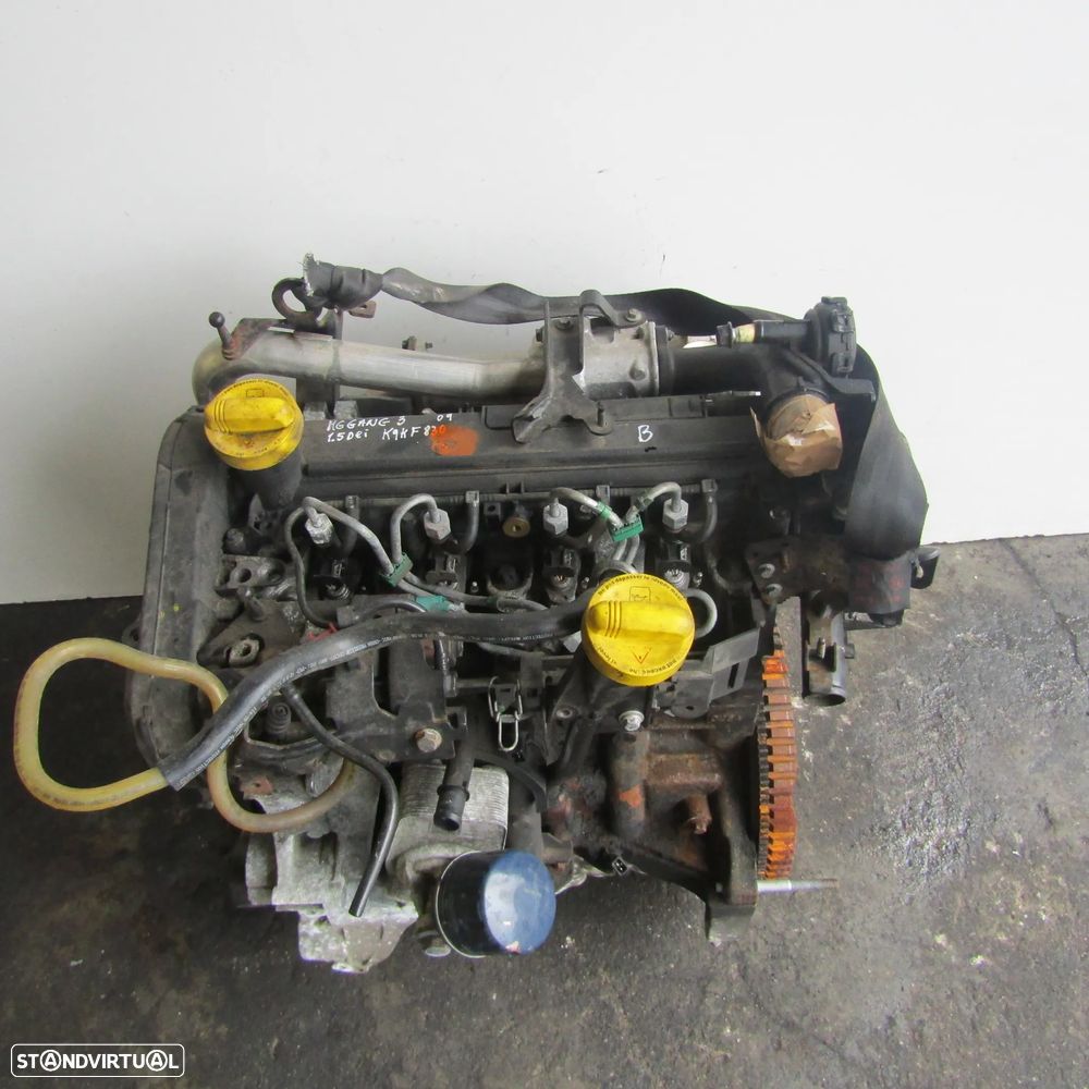 Motor Renault 1.5 Dci com referencia K9K830 - 3