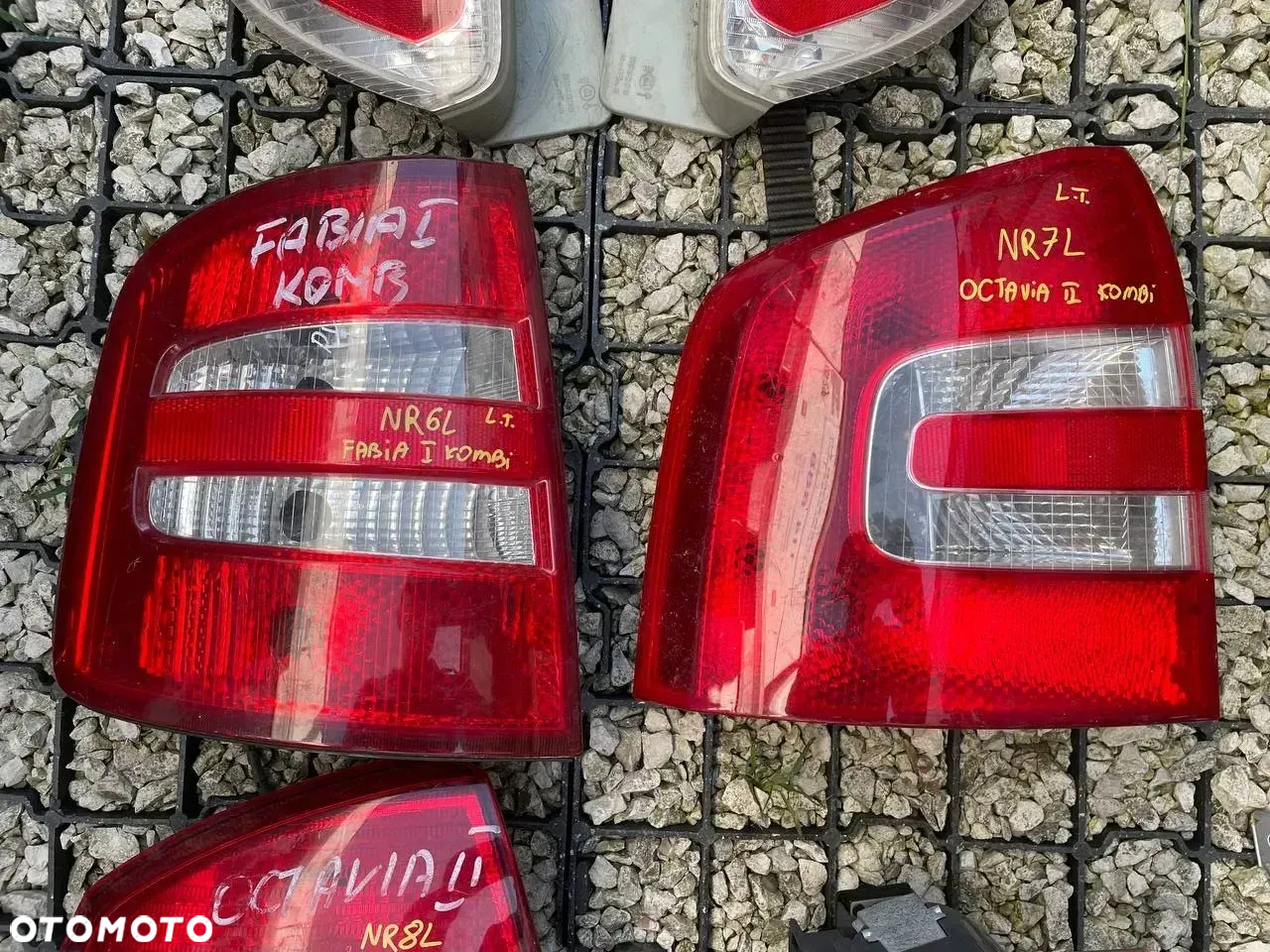 SKODA LAMPY LAMPA TYŁ TYLNE PRAWE LEWE - 6