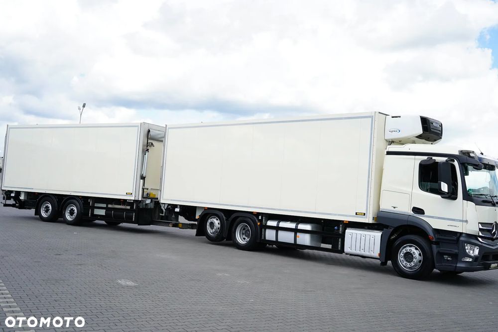 Mercedes-Benz ACTROS / 2540 / ACC / E 6 / ZESTAW PRZEJAZDOWY / CHŁODNIA + WINDA / 38 PALET - 4