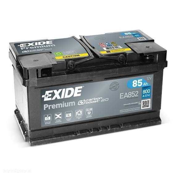 Akumulator Exide Premium 85Ah 800A PRAWY PLUS EA852