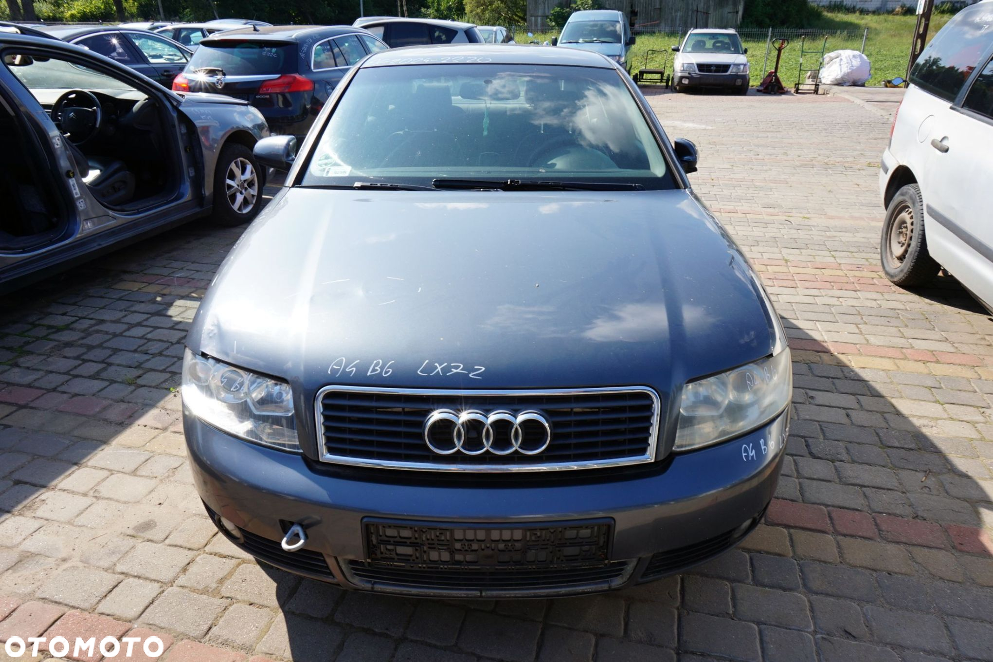 AUDI A4 B6 SEDAN 2003 LX7Z 2.0 16V ALT 130KM GBM SZARY na części - 8