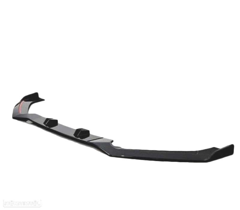 SPOILER LIP FRONTAL AUDI A6 LOOK RS6 16-18 PRETO - 2
