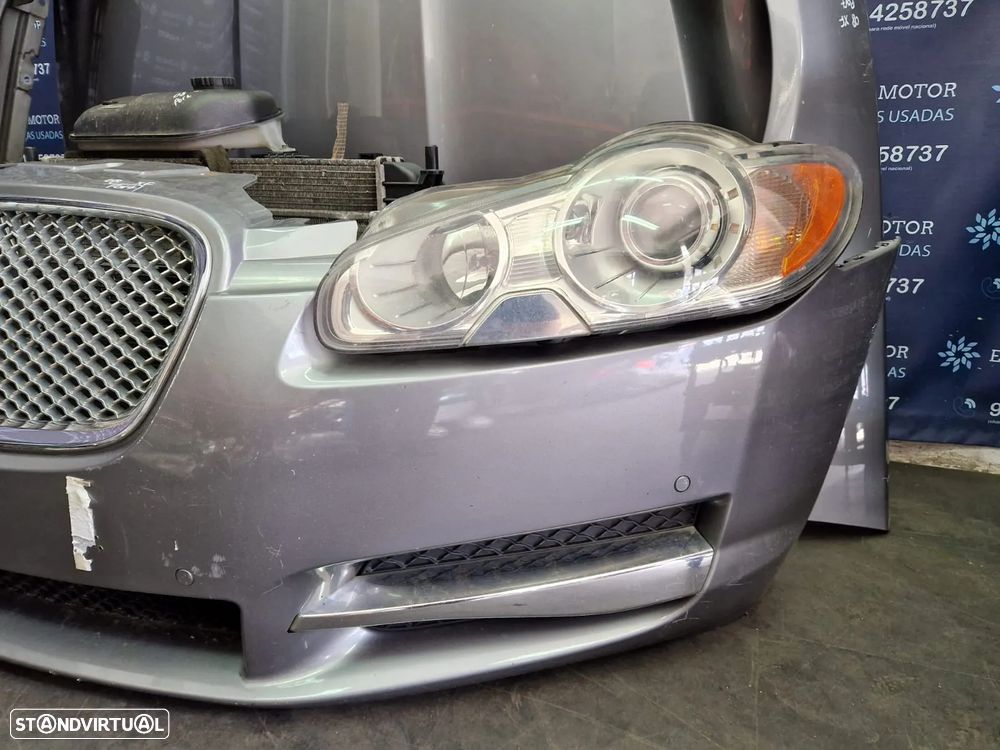 Frente completa usada JAGUAR XF X250 2.7D parachoques guardalamas capot oticas radiadores - 5