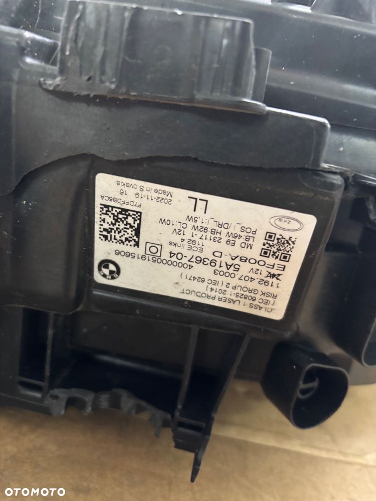 BMW G26 LAMPA LEWY PRZOD PRZEDNIA LASER 5A19367-04 - 12